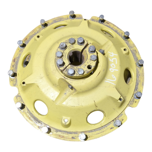 [NTS-169054] Cast Style Center for 38"-54" Rim, John Deere Yellow