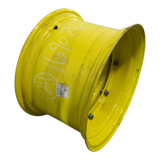 [NTS-169076] 15"W x 24"D, John Deere Yellow 8-Hole Stub Disc , -1.38" Offset