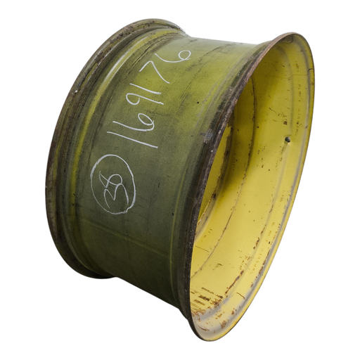 [NTS-169176] 18"W x 38"D, John Deere Yellow 12-Hole Stub Disc , -3.38" Offset