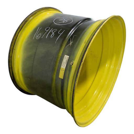 [NTS-169184] 27"W x 38"D, John Deere Yellow 10-Hole Formed Plate , -11.38" Offset