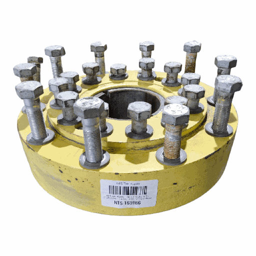 [NTS-169186] 10-Hole Wedg-Lok OE Style, 4.72" (120.02mm) axle, John Deere Yellow