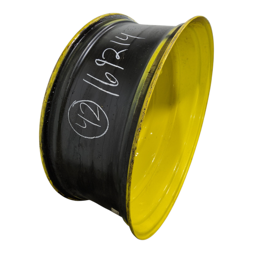 [NTS-169214] 16"W x 42"D, John Deere Yellow 10-Hole Formed Plate , -6.88" Offset