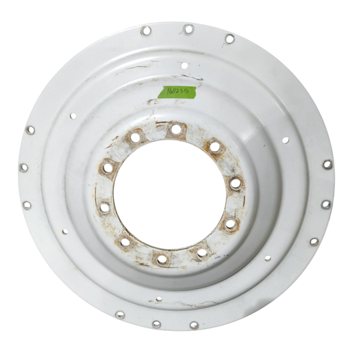 [NTS-169235] 10-Hole Waffle Disc (Groups of 3 Bolts) Center for 38"-54" Rim, Ford / New Holland White