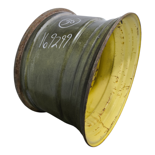 [NTS-169299] 23"W x 38"D, John Deere Yellow 12-Hole Stub Disc , -3.44" Offset