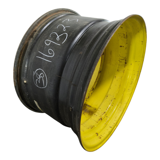 [NTS-169323] 23"W x 38"D, John Deere Yellow 12-Hole Stub Disc , -3.5" Offset