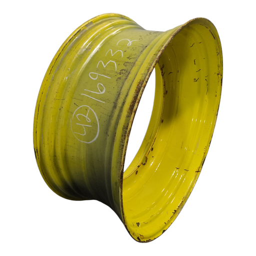 [NTS-169332] 18"W x 42"D, John Deere Yellow 12-Hole Stub Disc , -3.25" Offset