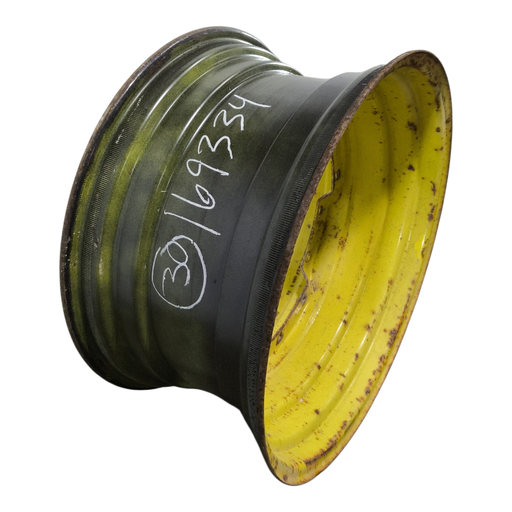 [NTS-169334] 15"W x 30"D, John Deere Yellow 8-Hole Waffle Wheel (Groups of 2 Bolts)