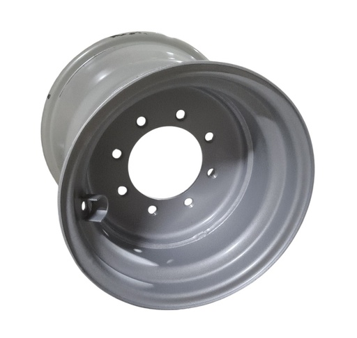 [169356] 14"W x 16.1"D, Case IH Silver Mist 8-Hole Implement , 0.38" Offset