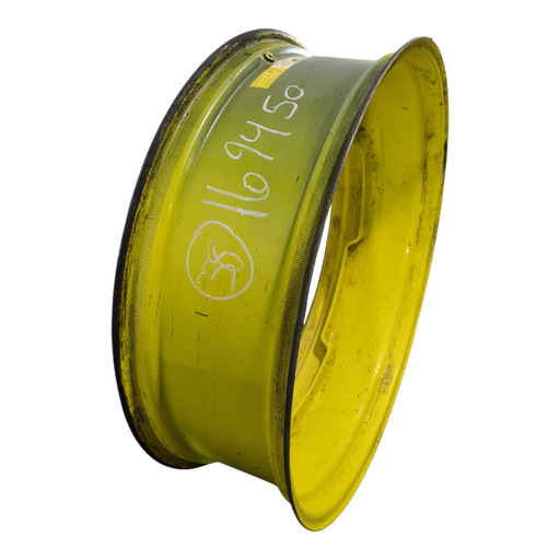 [NTS-169450] 12"W x 38"D, John Deere Yellow 12-Hole Waffle Wheel (Groups of 3 bolts)