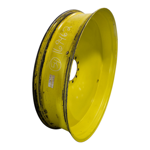 [NTS-169462] 12"W x 54"D, John Deere Yellow 10-Hole Spun Disc , -9.12" Offset