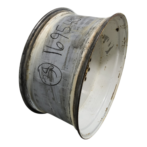 [NTS-169540] 18"W x 38"D, Gloss White 10-Hole Flat Plate Sprayer , -1" Offset