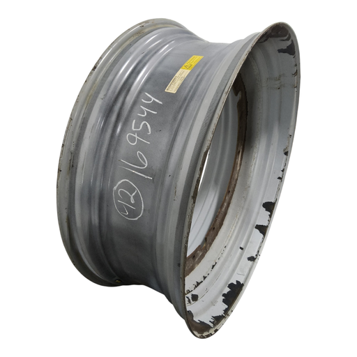 [NTS-169544] 16"W x 42"D, Agco Corp Gray 12-Hole Stub Disc , -0.12" Offset