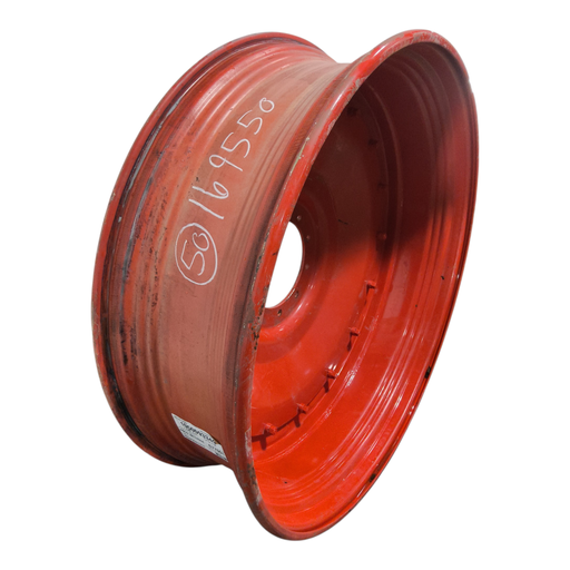 [NTS-169550] 15"W x 50"D, Fendt/Agco Red 16-Hole Stub Disc , 3.38" Offset