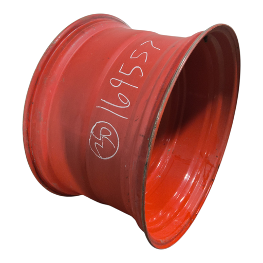 [NTS-169557] 23"W x 38"D, Fendt/Agco Red 12-Hole Formed Plate , -2.69" Offset