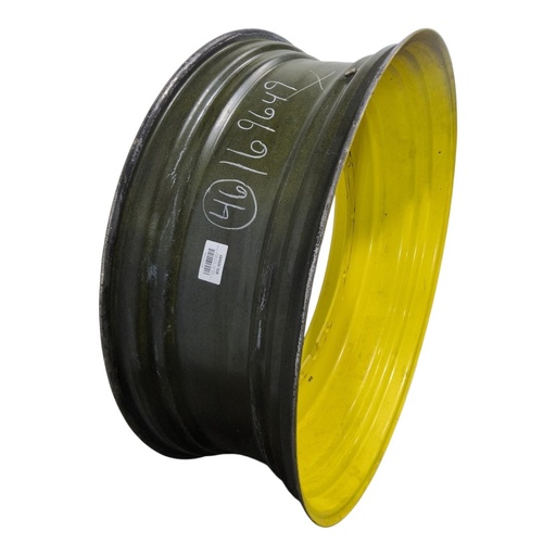 [NTS-169649] 16"W x 46"D, John Deere Yellow 12-Hole Stub Disc , -3.25" Offset