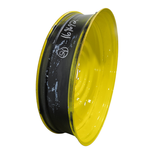 [NTS-169692] 12"W x 54"D, John Deere Yellow 10-Hole Formed Plate , -9.25" Offset