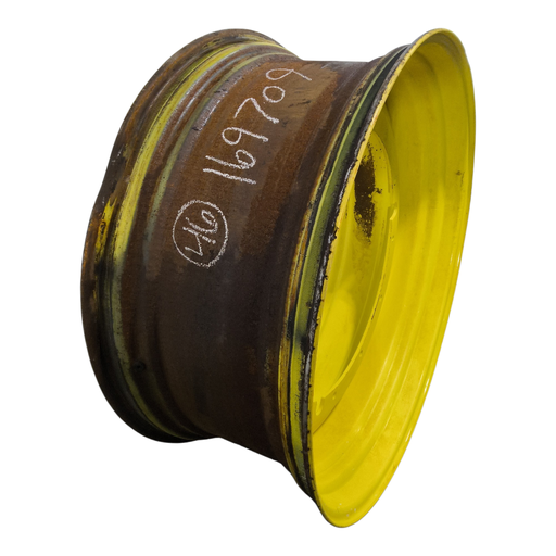 [NTS-169709] 20"W x 46"D, John Deere Yellow 12-Hole Stub Disc , -3.5" Offset