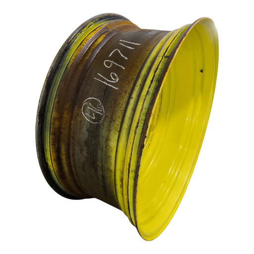 [NTS-169711] 20"W x 46"D, John Deere Yellow 12-Hole Stub Disc , -3.5" Offset