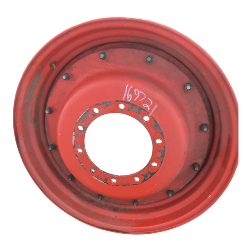 [NTS-169721] 10-Hole Stub Disc Center for 34" Rim, Fendt/Agco Red 10-Hole Stub Disc Center for 34" Rim, Fendt/Agco Red