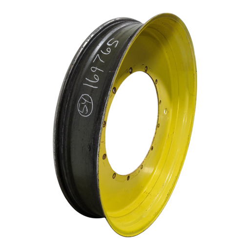 [NTS-169765] 10"W x 54"D, John Deere Yellow 12-Hole Stub Disc , -3.38" Offset