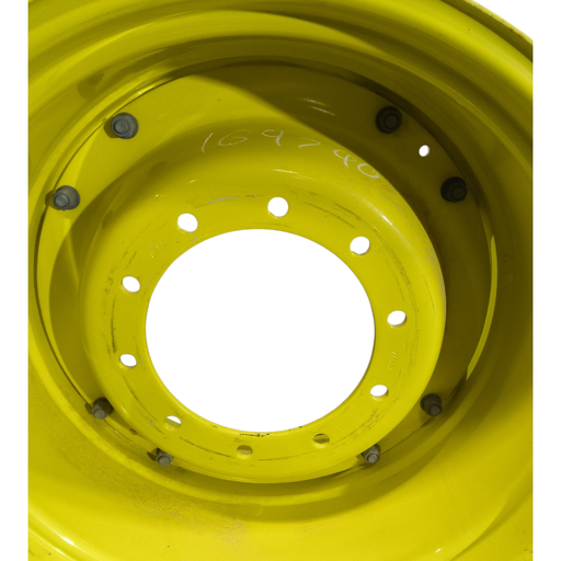 [NTS-169790] 10-Hole Waffle Disc (Groups of 2 Bolts) Center for 28"-30" Rim, John Deere Yellow