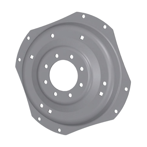 [74027] 8-Hole Waffle Disc (Groups of 2 Bolts) Center for 28"-30" Rim, Agco Corp Gray