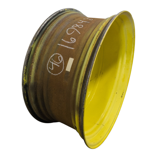 [NTS-169848] 20"W x 46"D, John Deere Yellow 10-Hole Formed Plate , -11.62" Offset