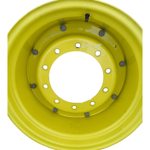 [NTS-169860] 10-Hole Stub Disc Center for 24" Rim, John Deere Yellow 10-Hole Stub Disc Center for 24" Rim, John Deere Yellow stub JDY 10 hole