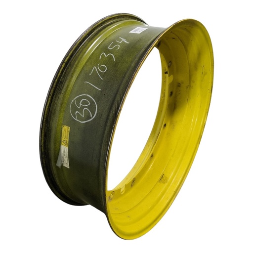 [NTS-170354] 12"W x 38"D, John Deere Yellow 12-Hole Stub Disc , 1.88" Offset