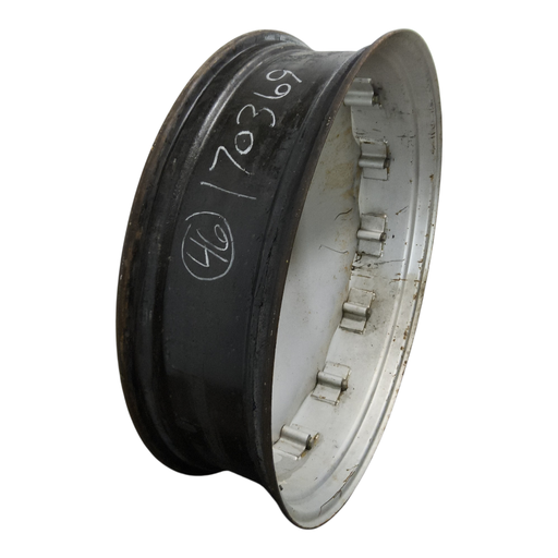 [NTS-170369] 12"W x 46"D, Case IH Silver Mist 12-Hole Rim with Clamp/Loop Style