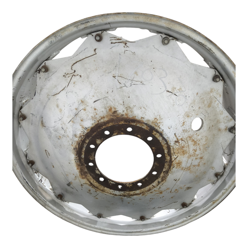 [NTS-170370] 10-Hole Clamp/Loop Style Center for 46" Rim, Case IH Silver Mist