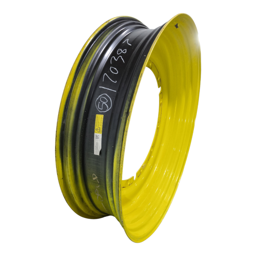 [NTS-170387] 12"W x 50"D, John Deere Yellow 12-Hole Stub Disc , -3.12" Offset