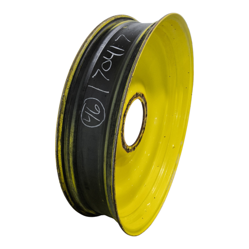 [NTS-170417] 10"W x 46"D, John Deere Yellow 12-Hole Bubble Disc , 1.62" Offset