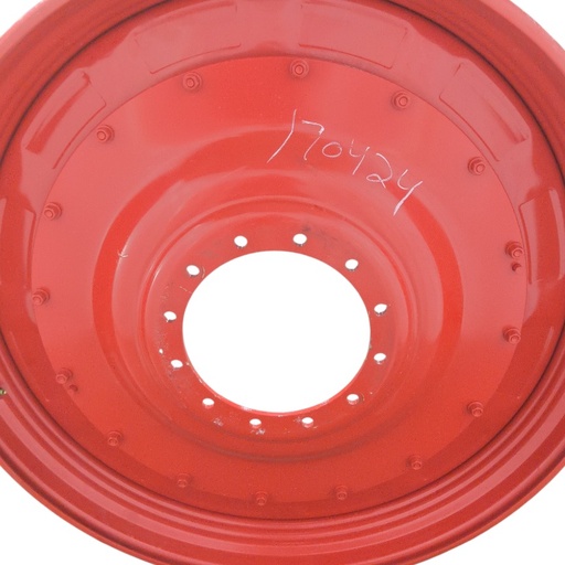 [NTS-170424] 12-Hole Stub Disc Center for 46"-54" Rim, Fendt/Agco Red