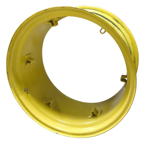 [NTS-170430] 15"W x 28"D, John Deere Yellow 6-Hole Rim with Clamp/Loop Style