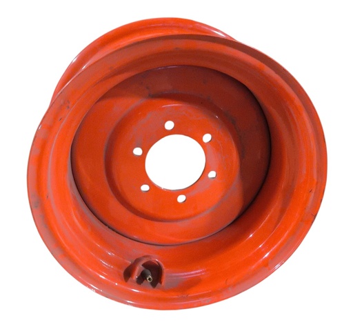 [NTS-170433] 7"W x 14"D, Kubota Orange 6-Hole Implement , 0.31" Offset