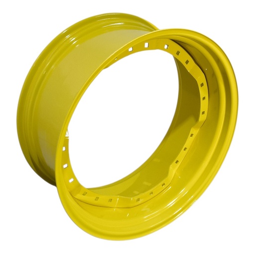 [NTS-170449] 15"W x 34"D, John Deere Yellow 12-Hole Waffle Wheel (Groups of 3 bolts)