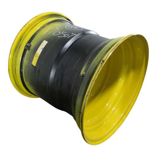 [NTS-170507] 25"W x 26"D, John Deere Yellow 8-Hole Formed Plate , -0.62" Offset
