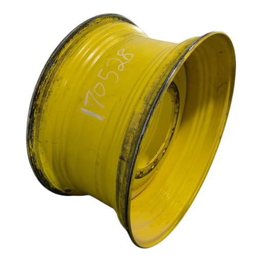 [NTS-170528] 18"W x 34"D, John Deere Yellow 12-Hole Formed Plate , -2.88" Offset