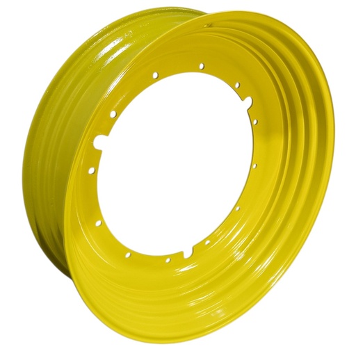 [NTS-170554] 13"W x 46"D, John Deere Yellow 12-Hole Stub Disc , 6.75" Offset