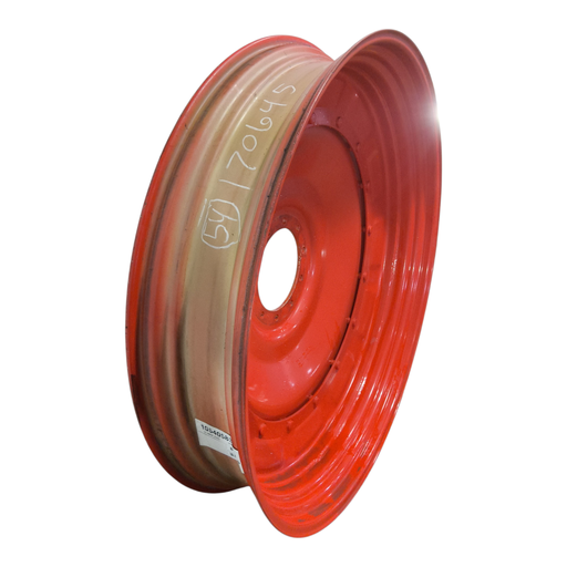 [NTS-170645] 11"W x 54"D, Fendt/Agco Red 16-Hole Stub Disc , 2.38" Offset