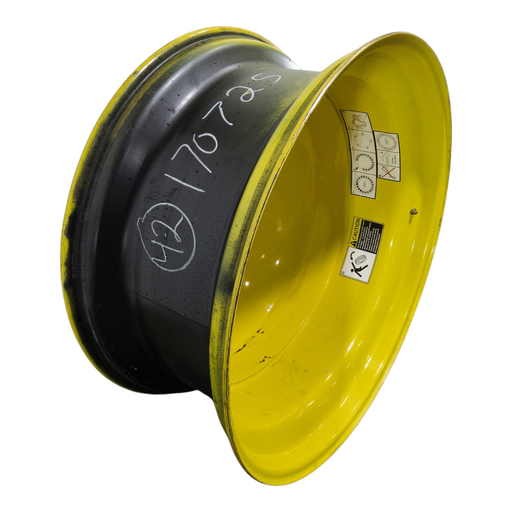 [NTS-170725] 18"W x 42"D, John Deere Yellow 20-Hole Dolly Dual , -15.12" Offset