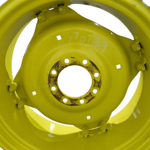[NTS-170729] 8-Hole Clamp/Loop Style (groups of 2 bolts) Center for 28"-30" Rim, John Deere Yellow