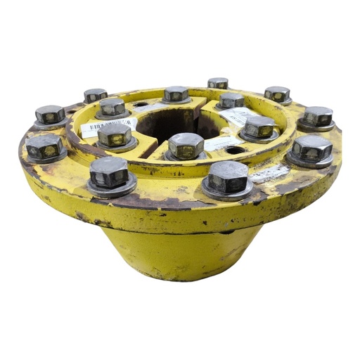 [NTS-170776] 10-Hole Wedg-Loc Base, 4.72" (120mm) axle, John Deere Yellow