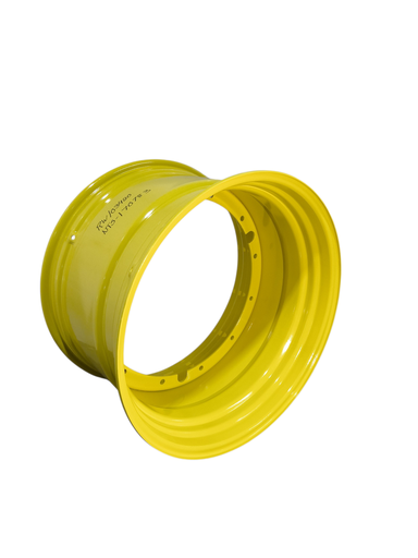 [NTS-170783] 23"W x 38"D, John Deere Yellow 12-Hole Stub Disc , -3.38" Offset
