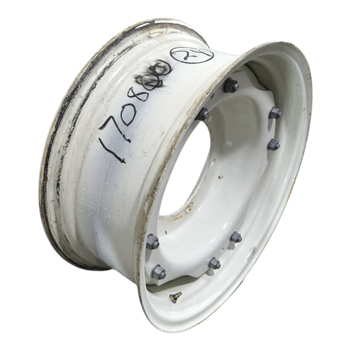[NTS-170800] 10"W x 24"D, Ford / New Holland White 8-Hole Waffle Wheel (Groups of 2 Bolts)