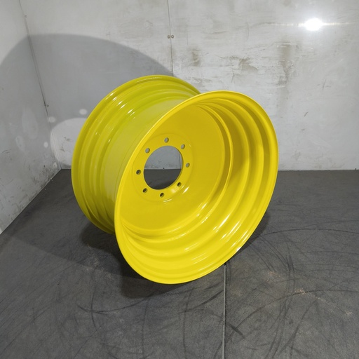 [NTS-170809] 15"W x 30"D, John Deere Yellow 8-Hole Formed Plate , 4.62" Offset