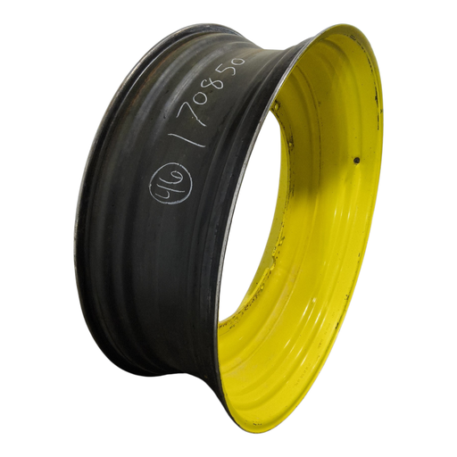 [NTS-170850] 16"W x 46"D, John Deere Yellow 12-Hole Stub Disc , -3.25" Offset