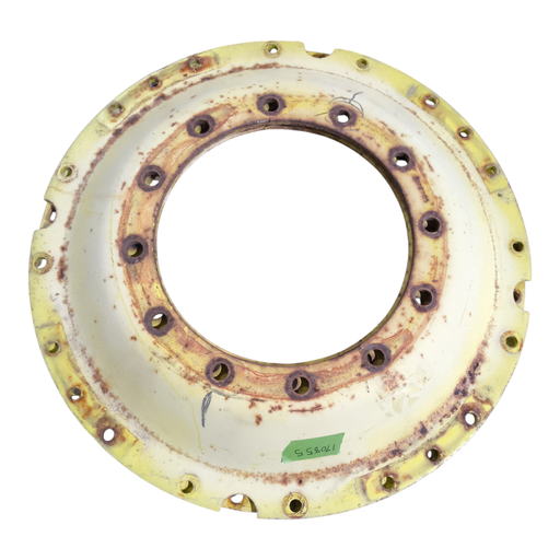 [NTS-170855] 12-Hole Waffle Disc (Groups of 3 Bolts)HD Center for 34" Rim, John Deere Yellow