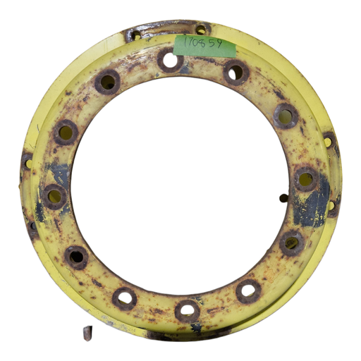 [NTS-170859] 12-Hole Stub Disc (groups of 2 bolts) Center for 28" Rim, John Deere Yellow